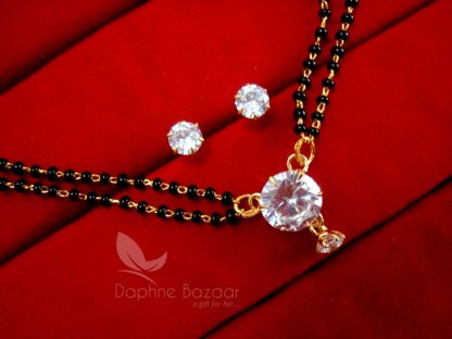 ME12 Daphne Cute Zircon Mangalsutra set