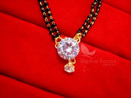 ME12 Daphne Cute Zircon Mangalsutra set - Pendant