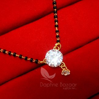 ME121 Daphne Cute Zircon Mangalsutra - PENDANT