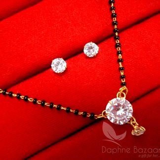 ME121 Daphne Cute Zircon Mangalsutra SET