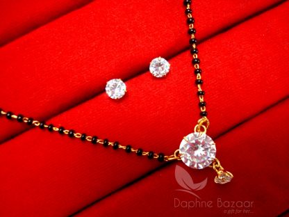 ME121 Daphne Cute Zircon Mangalsutra SET