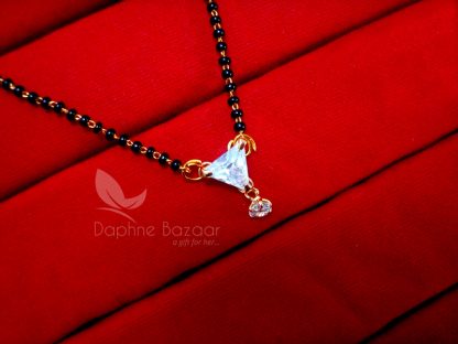 ME111P  Daphne Minimalist Star Zircon Mangalsutra set for Women 