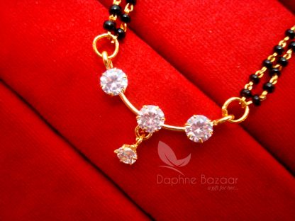 MS83 Daphne Cute Zircon Mangalsutra - PENDANT