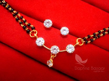 MS83 Daphne Cute Zircon Mangalsutra set for Women