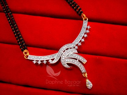MS94 Daphne Zircon Desinger Flora Mangalsutra set - PENDANT