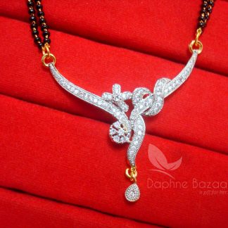 MS97 Daphne Zircon Designer Flora Mangalsutra set - PENDANT