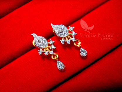 MS99 Daphne Traditional Lava Zircon Studded Earrings