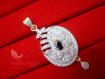 AD55 Daphne Black Zircon Pendant