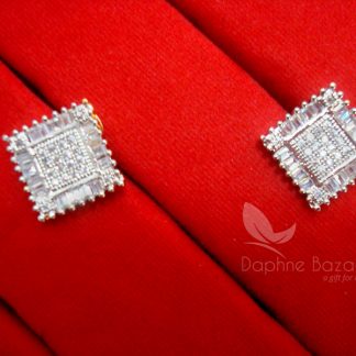 AD59 Daphne Shiny Square Earrings