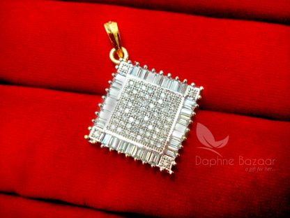 AD59 Daphne Shiny Square Pendant