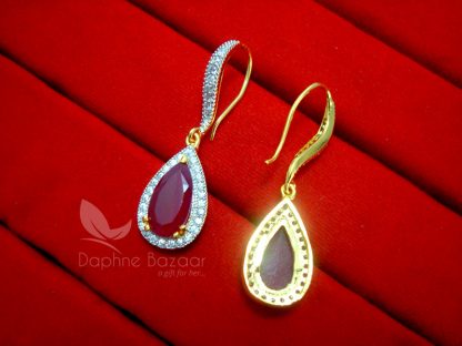 E43 Daphne Pink Crystal Hanging for women, Gift collection - BACK SIDE