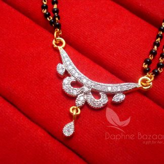 MS20 Daphne Zircon Studded Trendy Mangalsutra PENDANT