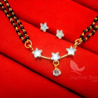 MS84 Daphne Cute Tiny Mangalsutra set with earrings