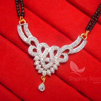 S12 Daphne Zircon Designer Flora Mangalsutra