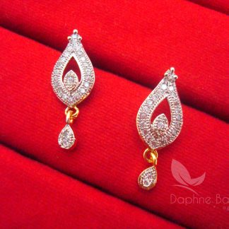 S12 Daphne Zircon Designer Flora Mangalsutra - Earrings