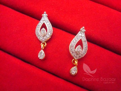 S12 Daphne Zircon Designer Flora Mangalsutra - Earrings