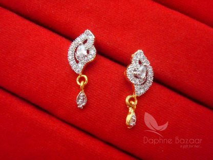 S13 Daphne Vivaah Collection Zircon Studded Mangalsutra - EARRINGS