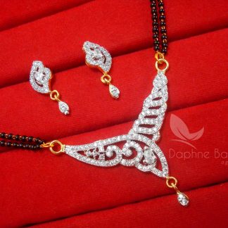 S13 Daphne Vivaah Collection Zircon Studded Mangalsutra for Women Gift for Wife