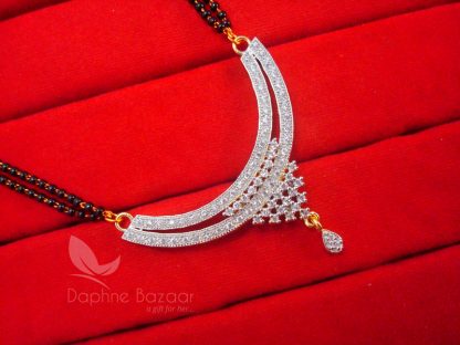 S17 Daphne Zircon Art Flower Mangalsutra set for Women - PENDANT