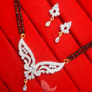 S18, Daphne Vivaah Collection Desinger Zircon Studded Mangalsutra for Women