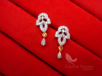 T11 Daphne Sleek Zircon Mangalsutra - EARRINGS