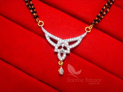 T11 Daphne Sleek Zircon Mangalsutra - EARRINGS