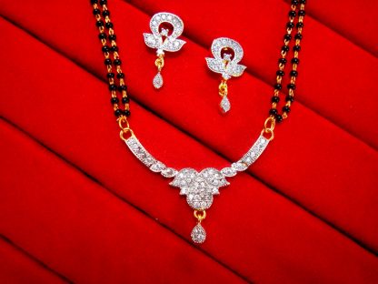 T17 Daphne Sleek Zircon Mangalsutra for Women, Gift for Wife.JPG