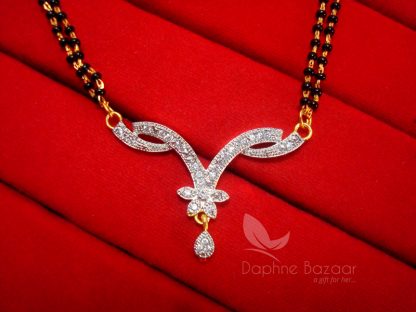 T19 Daphne Impressive Zircon Studded Mangalsutra - PENDANT