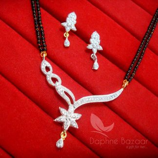 MS74 Daphne Zircon Designer Mangalsutra set for Women