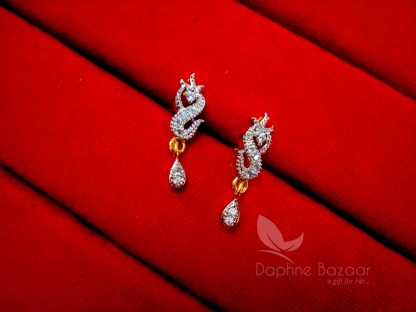 T20 Daphne Impressive Zircon Studded Mangalsutra for Women - Earrings