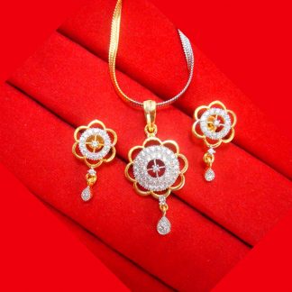 AD18, Daphne Cute Zircon Pendant Set for Raksha bandhan Gift