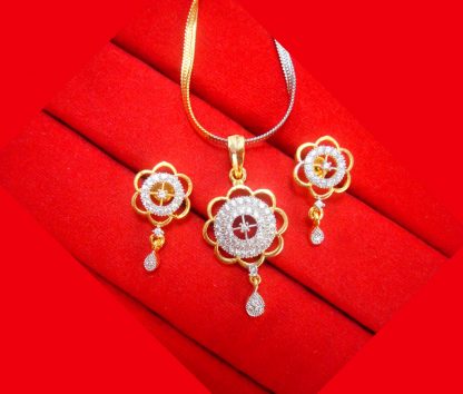 AD18, Daphne Cute Zircon Pendant Set for Raksha bandhan Gift