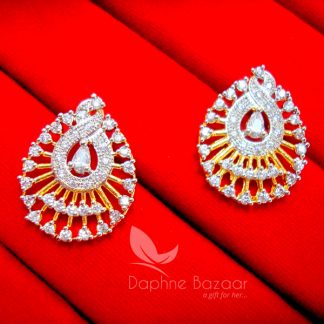 AD87 Daphne Designer Zircon Pendant and Earrings - EARRINGS