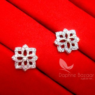 E12, Round Pair of Daphne New Sparkling Zircon Tops for Women