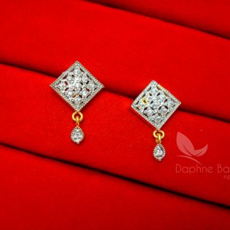 E20 Daphne Shiny Square Earrings for Women