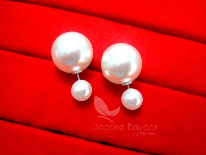 E26 Daphne White Pearl Twin Tops For Women