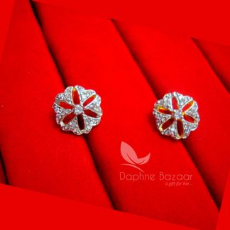 E28, Round Pair of Daphne Shimmer Zircon Tops for Women