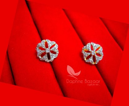 E28, Round Pair of Daphne Shimmer Zircon Tops for Women