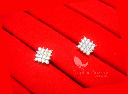 E31, Daphne Premium AD Zircon Small Earrings for Women
