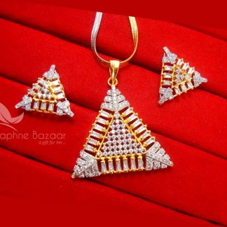 Z30, Daphne Studded Designer Pendant Set for Women