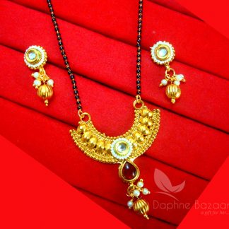 HC221, Multi Colour Kundan Mangalsutra for Women