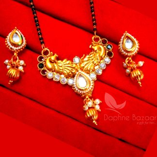 HC241, Multi Colour Kundan Mangalsutra for Women