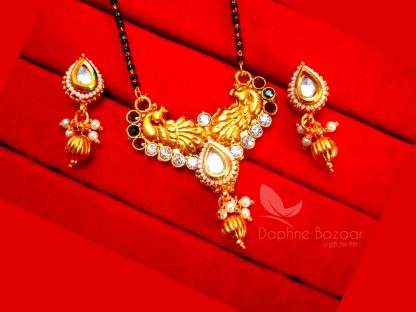HC241, Multi Colour Kundan Mangalsutra for Women