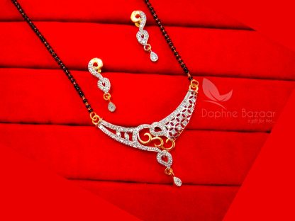 T421, Daphne Sleek Handmade Mangalsutra for Women