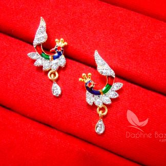 S461, Daphne Zircon Peacock Meenakari Mangalsutra for Women