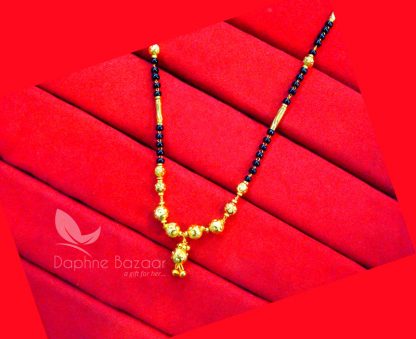 T60, Daphne Handmade gold beads Mangalsutra Chain