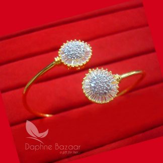 BR45, Daphne Zircon Work Gold plated Bracelet for Women