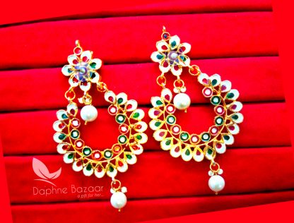 KE25, Daphne Handmade Kundan Earrings for women