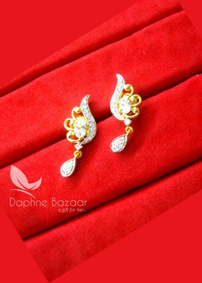 PE25, Daphne Zircon Studded Earring for Women