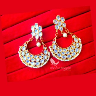 KE29, Bollywood Fashion Gold Plated Kundan Earring For Women